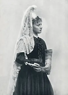 Bride Prints: A Danish bride, 1912. Artist: Solveig Lund