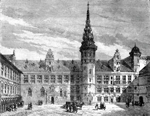 Denmark Collection: Danish Chateau; From Stockholm to Copenhagen, 1875. Creator: Unknown
