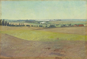 La Ring Prints: Danish summer landscape, 1895. Creator: Laurits Andersen Ring