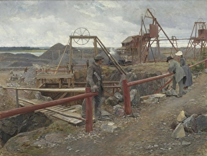 Mines Prints: Dannemora Mines, 1890. Creator: Axel Jungstedt