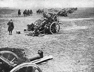 Foot Artillery Prints: Dans la Bataille; L'artillerie de campagne britannique en action: pendant les penibles