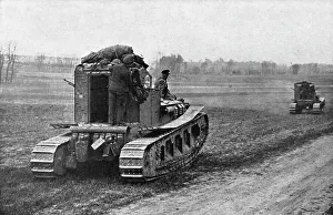 Corps Prints: Dans la Bataille; Les tanks repides de l'armee britannique