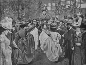 18th Arrondissement Prints: Dans Le Jardin Du Moulin-Rouge, 1900