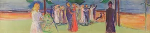 Munch Prints: Dans på stranden (Reinhardt-frisen) (Dance on the Beach (The Reinhardt Frieze))