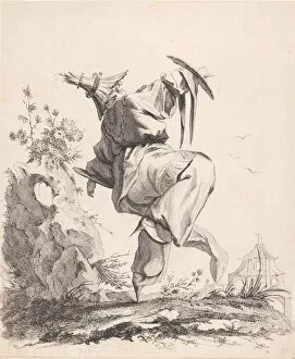Ois Boucher Gallery: Danseur Chinois, 1720-70. Creator: Unknown