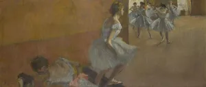 Choreography Collection: Danseuses montant un escalier, 1886-1890