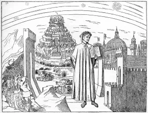 Images Dated 16th April 2008: Dante (1265-1321), Florence and the Seven Circles of Hell, 1882