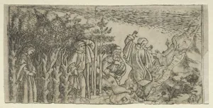 Florence Prints: Dante Lost in the Wood: Escaping and Meeting Virgil