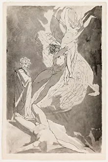 Publius Vergilius Maro Prints: Dante Swoons before the Soaring Souls of Paolo and Francesca