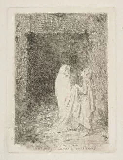 Aligheri Dante Gallery: Dante and Virgil, 1857. Creator: Edgar Degas