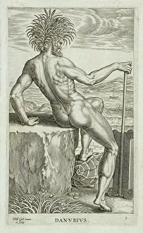 Gallaea Philippo Prints: Danubius, 1586. Creator: Philip Galle