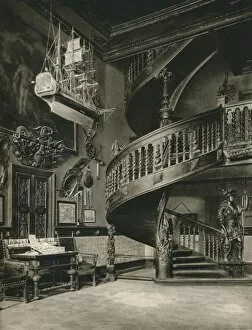 Spiral Staircase Gallery: Danzig. Danziger Diele, 1931. Artist: Kurt Hielscher