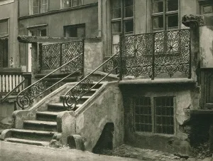 Danzig. Flight of steps in the Frauengasse, 1931. Artist: Kurt Hielscher Danzig. Flight of steps in the Frauengasse, 1931. Artist: Kurt Hielscher