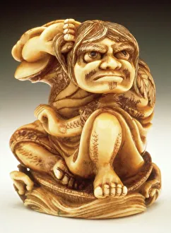 Daoist Immortal Riding Hat on Waves, Late 18th-early 19th century. Creator: Unknown