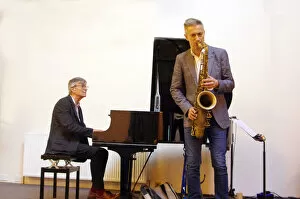 Saxophonist Gallery: Darius Brubeck Quartet, NJA Fundraiser, Loughton Methodist Church, Essex, Sep 2021