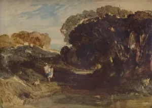 Cotman Prints: Dark Trees, 1923. Artist: John Sell Cotman