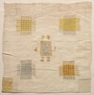 Late 18th Century Prints: Darning Sampler, 1784. Creator: Unknown