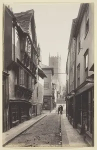Dartmouth, Foss Street, 1860 / 94. Creator: Francis Bedford
