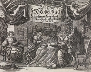 Textile Industry Gallery: Das Neüe Modelbuch...Erster Theil, ca. 1660. Creator: Rosina Helena Fürst