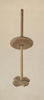 Cheney Gallery: Dasher for Butter Churn, 1935 / 1942. Creator: Clyde L. Cheney