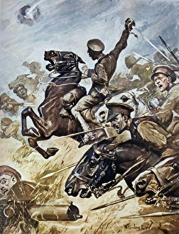 Shock Prints: Dashing Dragoon Guards Rout German Infantry in the Great Advance