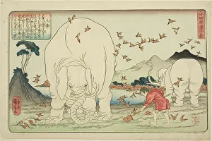 Raking Prints: Dashun (Taishun), from the series Twenty-four Paragons of Filial Piety as a Mirror for