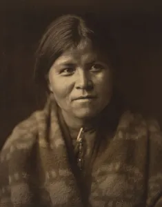 The daughter of the desert-Navaho, c1904. Creator: Edward Sheriff Curtis