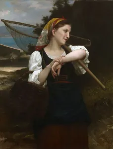 Tokyo Prints: Daughter of Fisherman, 1872. Creator: Bouguereau, William-Adolphe (1825-1905)