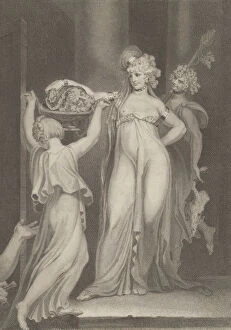Heinrich Fussli Collection: The Daughter of Herodias (Salome Receiving the Head of John the Baptist, Matthew 14:10-11)... 1798
