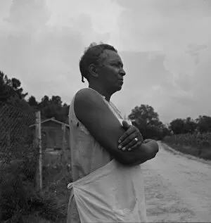 Wayside Gallery: Daughter of Negro tenant farmer, Granville County, North Carolina, 1939. Creator: Dorothea Lange