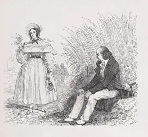 Breviere Louis Henri Gallery: The Daughter of the People from The Complete Works of Béranger, 1836