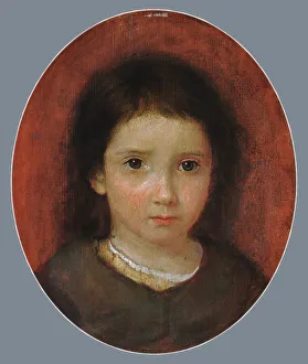 William Page Prints: Daughter of William Page (Possibly Anne Page), ca. 1837-38. Creator: William Page