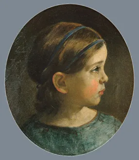 William Page Prints: Daughter of William Page (Probably Mary Page), ca. 1840. Creator: William Page