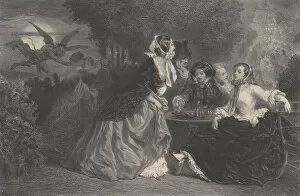 Celestin Francois Nanteuil Leboeuf Gallery: The Daughters of the Devil (The Creature), ca. 1848-62. Creator: Célestin Nanteuil