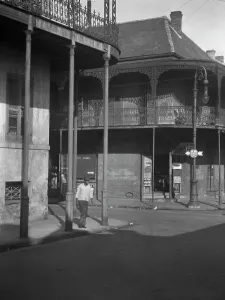 Dauphine Street, New Orleans, between 1920 and 1926. Creator: Arnold Genthe