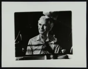 Dave Prints: Dave Brubeck at the piano, Stroud Leisure Centre, Gloucestershire, 23 May 1981. Artist