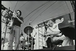 Dave Prints: The Dave Brubeck Quartet playing at the Capital Radio Jazz Festival, London, July 1979