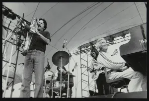 The Dave Brubeck Quartet playing at the Capital Radio Jazz Festival, London, July 1979