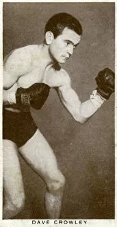 Boxing Gloves Gallery: Dave Crowley, British boxer, 1938
