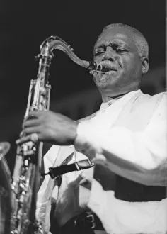 Dave Fathead Newman, North Sea Jazz Festival, Netherlands, 1996. Creator: Brian Foskett