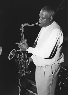 Fingers Prints: Dave Fathead Newman, North Sea Jazz Festival, Netherlands, 1996. Creator: Brian Foskett