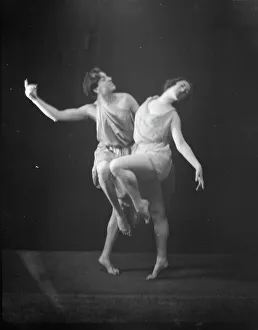 Davenport, Margery, Miss, and unidentified dancer, not before 1917. Creator: Arnold Genthe