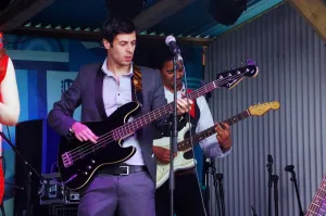 Electric Guitar Prints: David Amar and Ian Marshall, Love Supreme Jazz Festival, Glynde Place, East Sussex, 2014