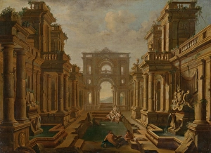 Vanishing Point Prints: David and Bathsheba, 1720. Creator: Pietro Cappelli