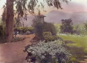 David Berry Gamble house, 4 Westmoreland Place, Pasadena, California, 1917. Creator: Frances Benjamin Johnston