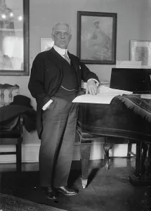 Grand Piano Prints: David Bispham, between c1915 and c1920. Creator: Bain News Service