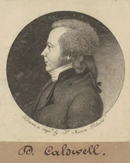 Philadelphia Prints: David Caldwell, 1798. Creator: Charles Balthazar Julien Fevret de Saint-Memin