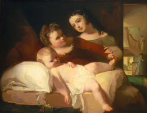 Sully Thomas Prints: The David Children, 1826. Creator: Thomas Sully