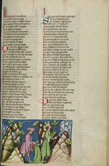 Cutting Prints: David Cutting Off a Piece of Saul's Robe; Weltchronik