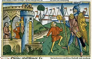 Saul Gallery: David defeats Goliath and meets Saul